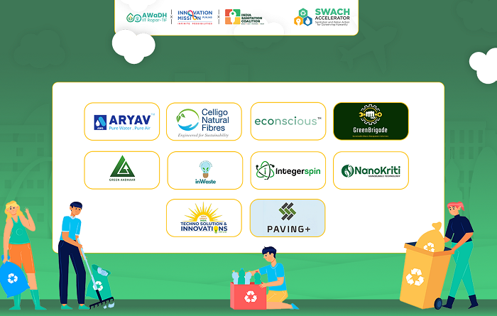 Innovation Mission Punjab, 10 WASH Startups with the SWACH Accelerator Program....