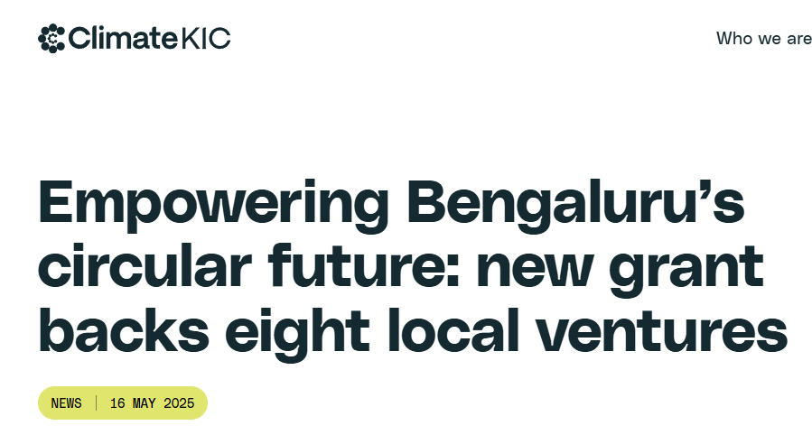 Green Aadhaar – SaaS platform for end-to-end waste management and traceability.....